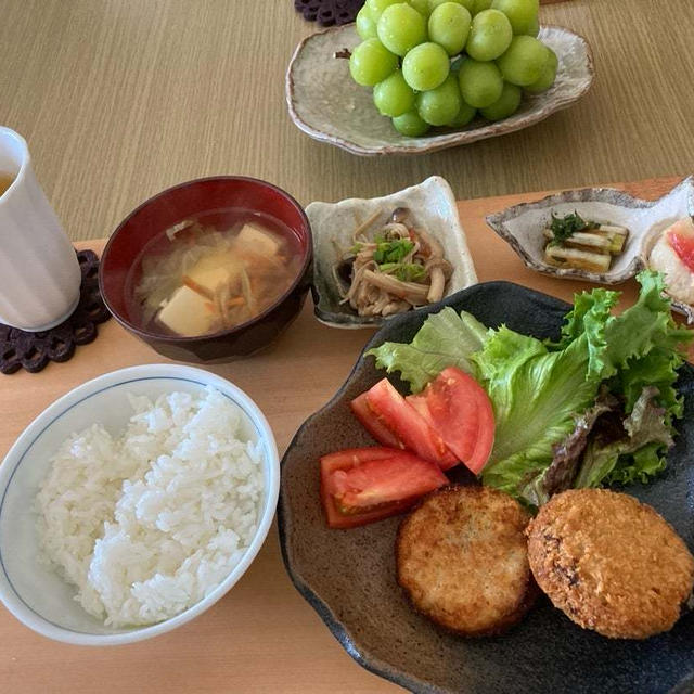 テンション上がった〜天ぷら鍋でコロッケランチ