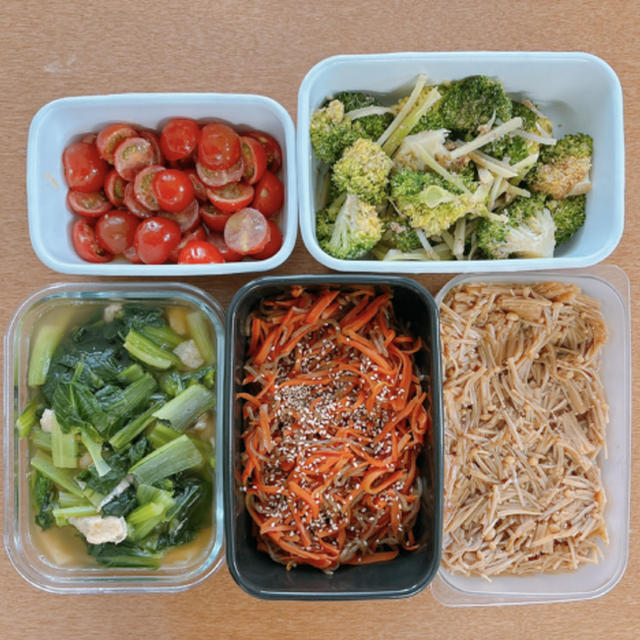 【3月15日】今週の作り置きおかず5品｜えのきが主役！