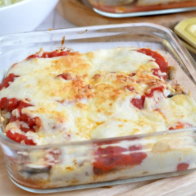 サンマのトマトチーズ焼き。のごはんの日。
