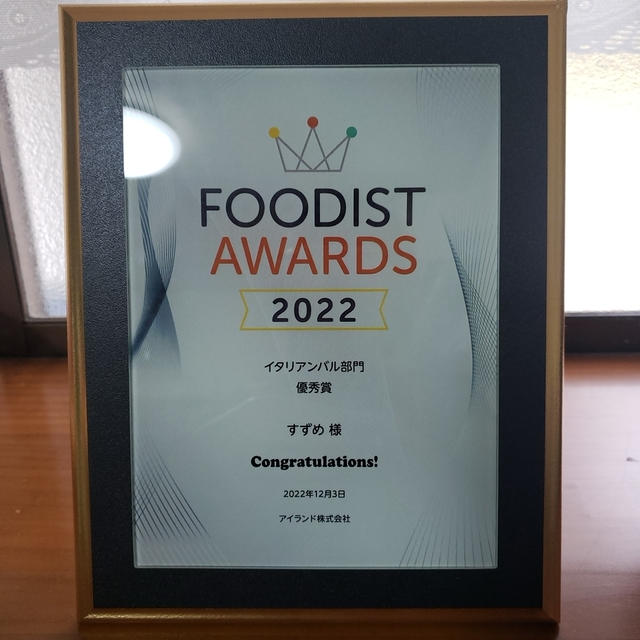 フーディストアワード２０２２☆レシピ＆フォトコンテスト受賞しました