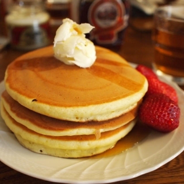 昨日食べたおやつはホットケーキ