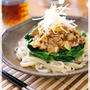 豚肉とたけのこのじゃじゃ麺