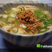 昨日のポッサムの茹で汁を使って　☆カルグクス（칼국수）