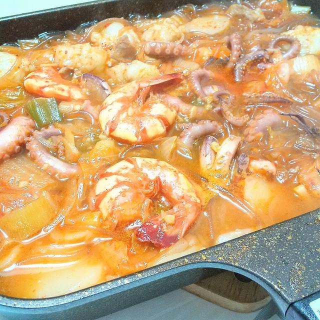 李朝園株式会社☆冷凍ミールキット 釜山名物「ナッコプセ」を食べたよ！
