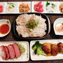 レジの前でこけたぁ（大汗）～豚肉ともやしのレンジ蒸し♪～♪