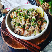 おかわりがとまらなすぎる❤懐かしレシピより爆速ワンパンあっという間にねぎ塩豚丼❤