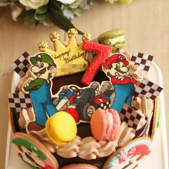 マリオカートのお誕生日ケーキ By Vivianさん レシピブログ 料理ブログのレシピ満載