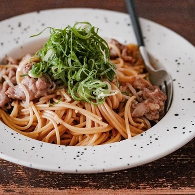 包丁不要！バター香る♡豚もやしのこく旨パスタ♡