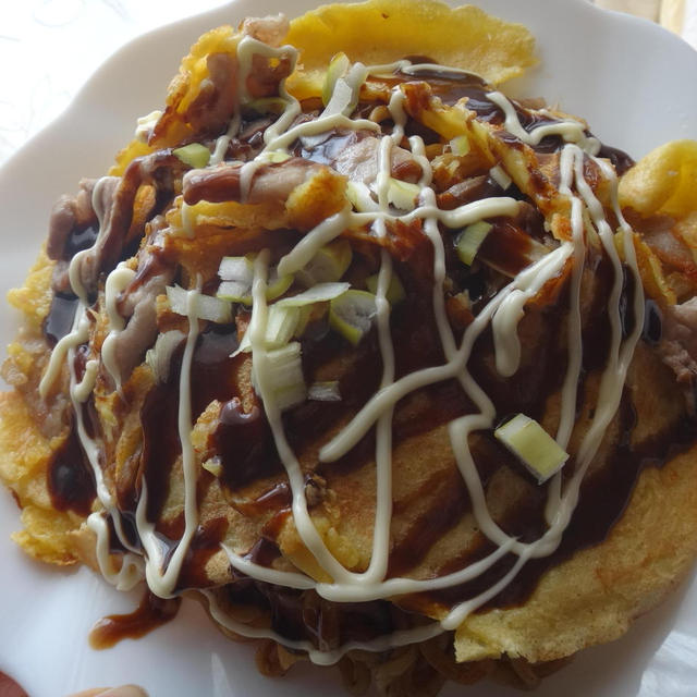 お好み焼き　生地　失敗しちゃった！　