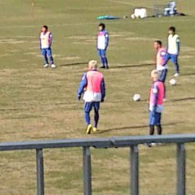 初めてのマリノス練習見学、目の前で波戸さんの「うれしい?」コメント聞けました！
