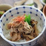 【レシピ】豚こまのスタミナぽん酢丼｜ご飯日記付き