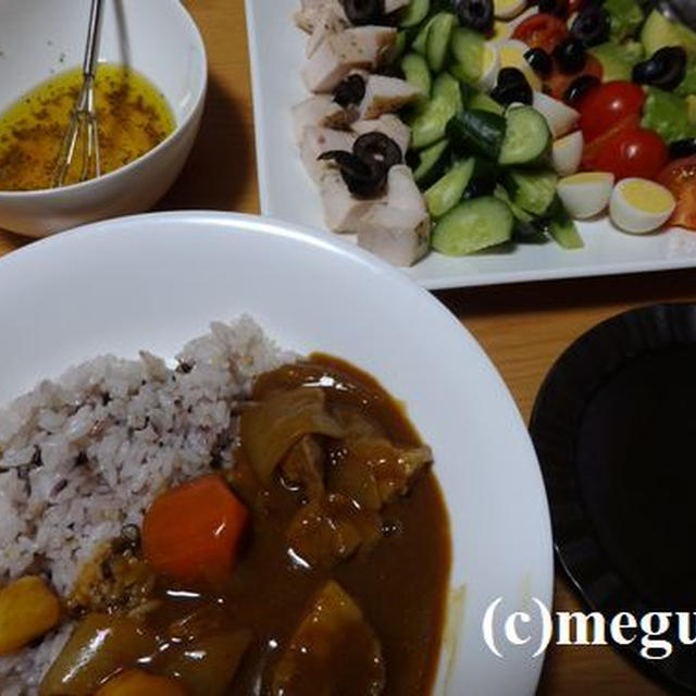 疲れた日は炊飯器でカレーで～～す。