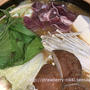 人生初のジビエ料理はぼたん鍋