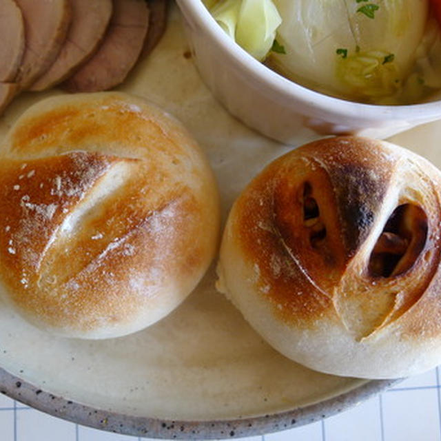 北海道産ゆめちから：シンプルなパンとくるみレーズンパン 小麦の旅⑦