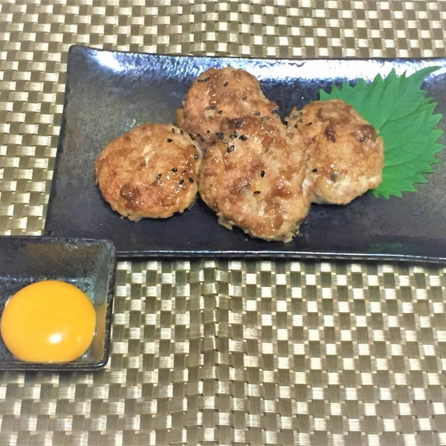 月見つくねとサツマイモの甘煮で晩ごはん（作り方あり）