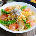 焼きかぶと釜揚げしらすの春色パスタ (レシピ)