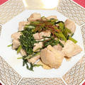薬膳ってなぁに？今日は中華料理がラッキー、金運もアップ、鶏もも肉と空心菜の中華炒めで薬膳！