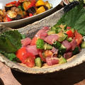 ◆古い料理本から、鰤と夏野菜のサラダ仕立て