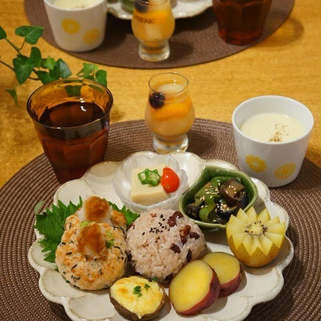 和んプレートの晩ごはん