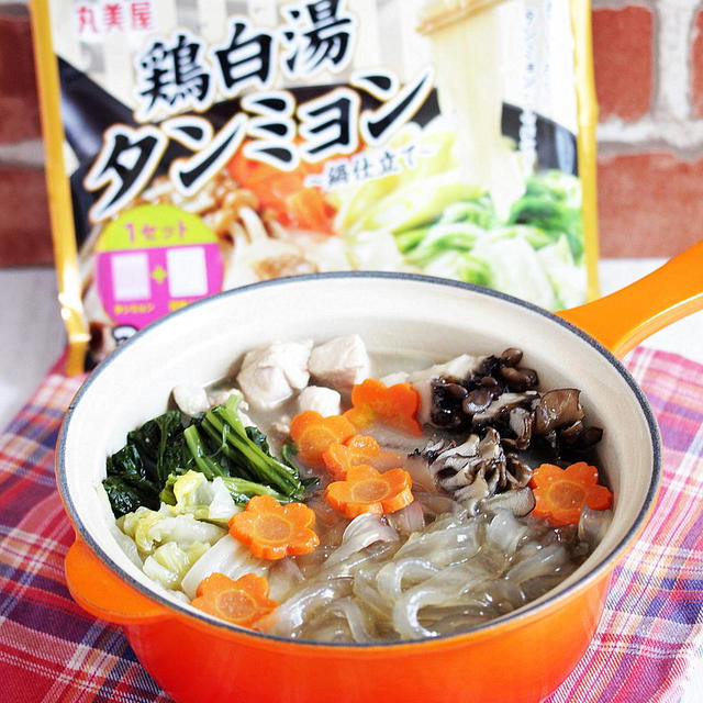 * 鶏白湯タンミョン♪