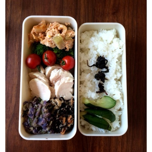 鶏ハムのお弁当♪