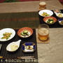 3/29の晩ごはん　深夜晩酌につき小つまみ５品＋名古屋のお土産をつついて(^_-)-☆