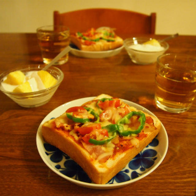 ピザトー朝ごはん