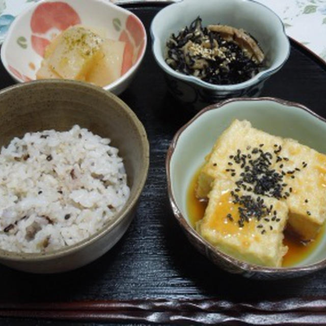 ◇切り干し大根と芽ひじきの炊いたん