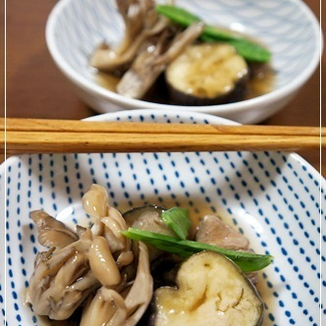 茄子と舞茸の煮びたし