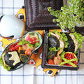 【親子弁】炊き込みご飯のおにぎりバーガー弁当～Riceball burger bento by にぎりっ娘。さん