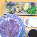 天ざる蕎麦と、みやちゃんの「タケノコとなめ茸の簡単炊き込みご飯☆」