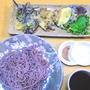 天ざる蕎麦と、みやちゃんの「タケノコとなめ茸の簡単炊き込みご飯☆」