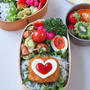 寝坊をして作ったバレンタイン弁当