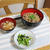 春雨入り豚そぼろ丼としらす入りピーマンの炒めものでうちごはん（レシピ付）
