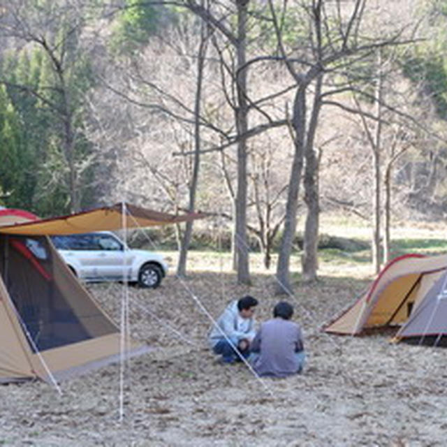 まったりキャンプと豪雨の爪痕･･･南会津*久川キャンプ2012年４月28～30日