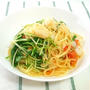 白身魚とトマトのあっさりパスタ