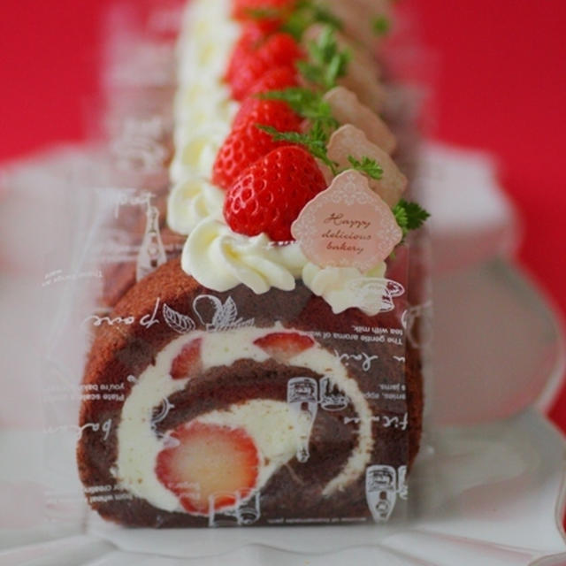 チョコロールケーキ♪