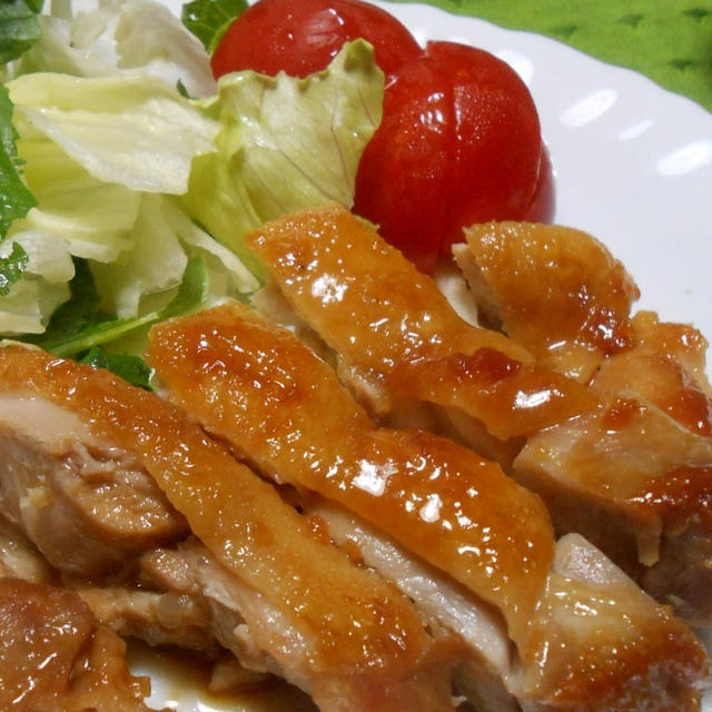 簡単だけどご飯がすすむ　鶏の照り焼き　22日は崎陽軒のお弁当
