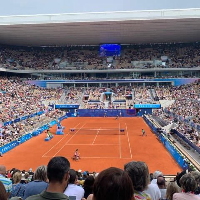 車椅子テニスの会場は、憧れのRoland-Garros 