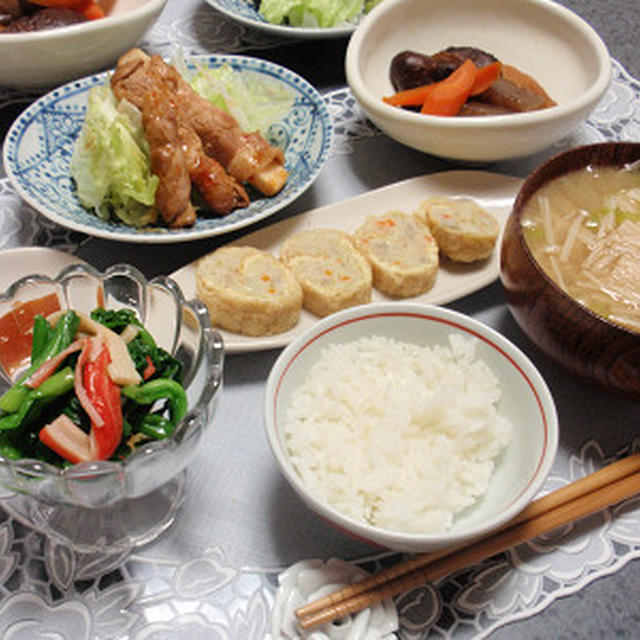 油揚げのすり身ロール
