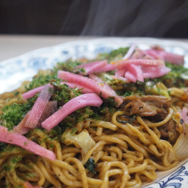 ■昼は外・夜は焼きそば【午前中はグラウンドゴルフ／昼からは畑仕事で。】