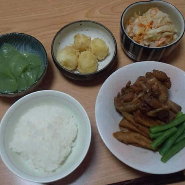 一人でも  ちゃんと作るよ  晩ご飯