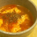 【うちレシピ】トマトとタマゴの中華スープ★生姜とゴマ油がポイント by yunachiさん
