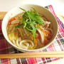 ＊鶏肉とたっぷり野菜のあんかけうどん＊