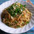 ツナと油揚げの納豆パスタ