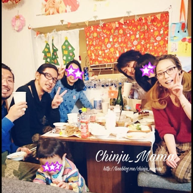 編集さんの家でX'masパーティー