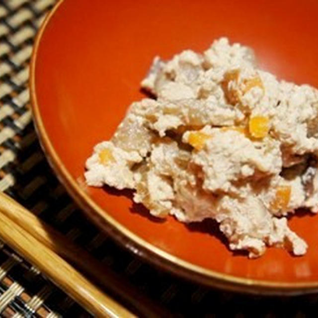 イージースモーカーで作る最強肴、豆腐の燻製白和えは日本酒、ウイスキーそしてワインに