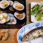 三種の恵方巻き＋生春巻き