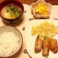 小松菜とアスパラの豚バラ肉巻き