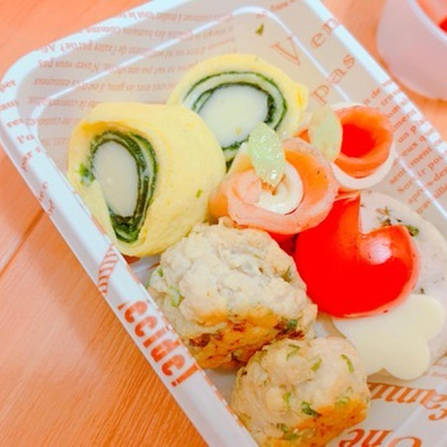 お弁当&おつまみに！チーズinロールエッグ